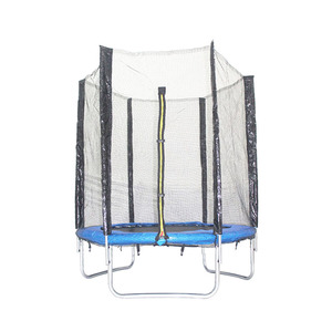 6Ft Outdoor Trampoline For Kids & Adults With Safety Net