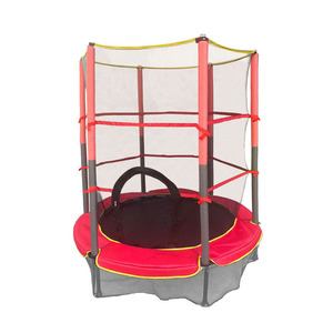 55inch Kids Indoor Outdoor Small Baby Trampoline With Safety Enclosure for Children Age 3-8